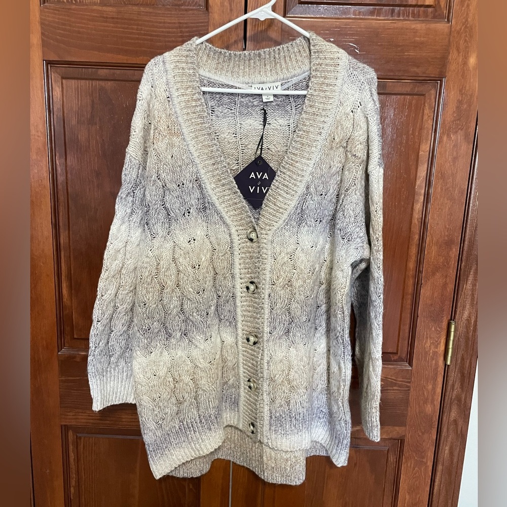 Comfy Cardigan- Womens Plus